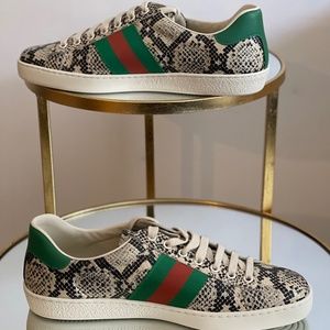 Mens Gucci Python Calf Print